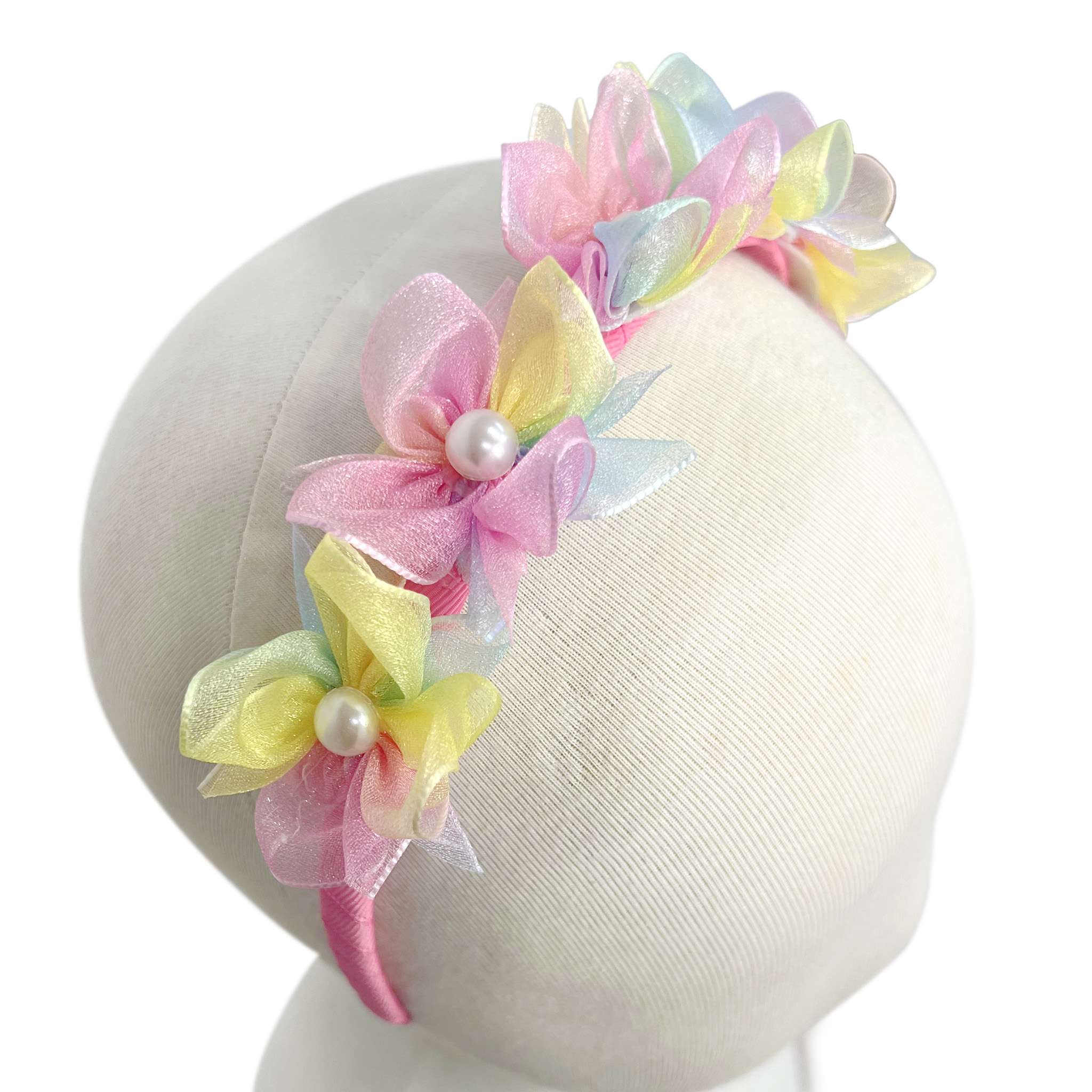 Pink Poppy Unicorn Flower Headband - Little Miss Muffin Children & Home