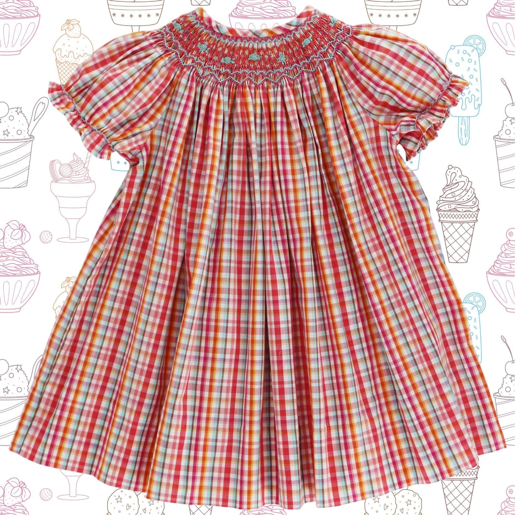 Bailey Boys Sorbet Plaid Bishop Dress - Little Miss Muffin Children & Home