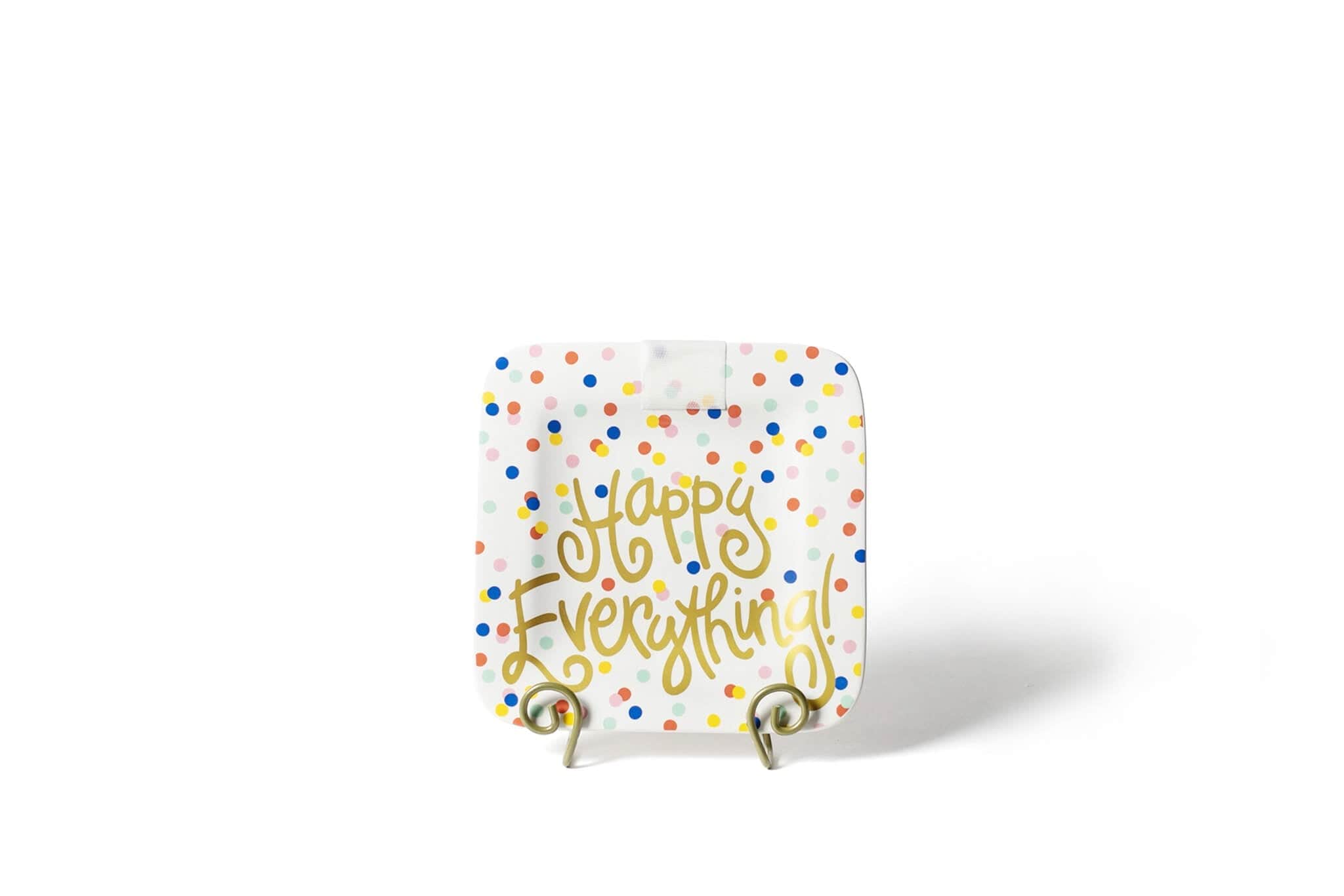 Coton Colors Company Coton Colors Company Happy Everything Happy Dot Mini Square Platter - Little Miss Muffin Children & Home