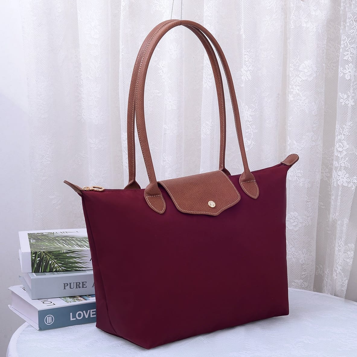 Dorian 20 Inch Nylon Tote Bag, 7 Colors Available