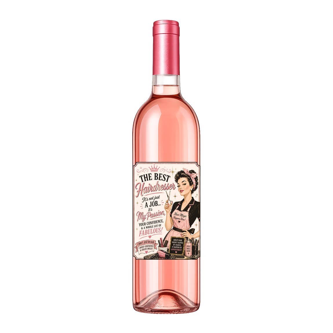 Sassy Vine Hairdresser Wine Label