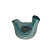 Hand-Painted Stoneware Bird Shaped Dish