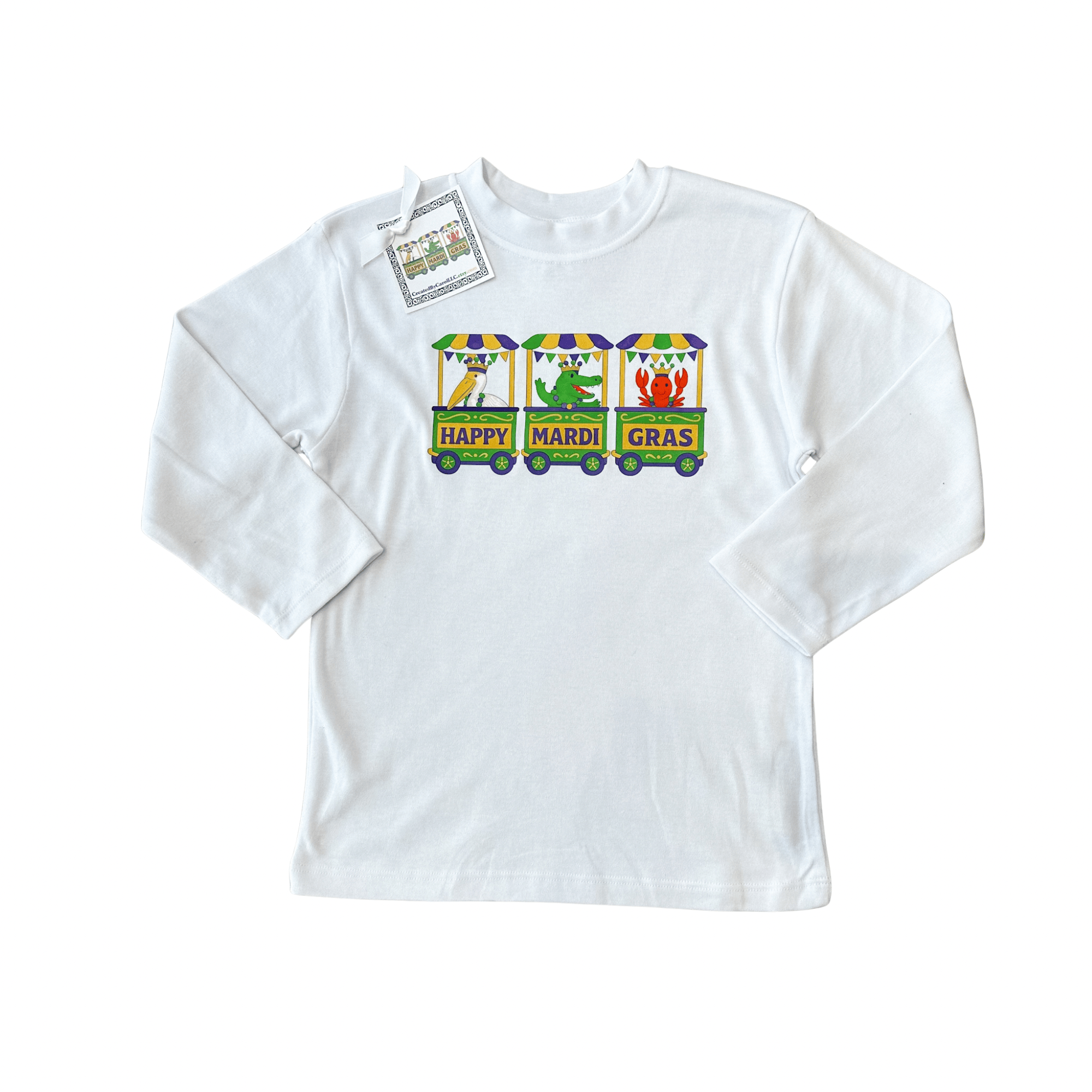 Happy Mardi Gras Floats Long Sleeve Unisex Style Shirt