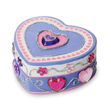 Melissa & Doug Melissa & Doug Created by Me! Heart Box Wooden Craft Kit - Little Miss Muffin Children & Home