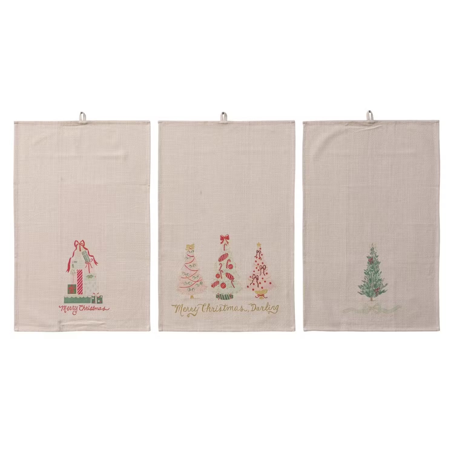 holiday tea towels