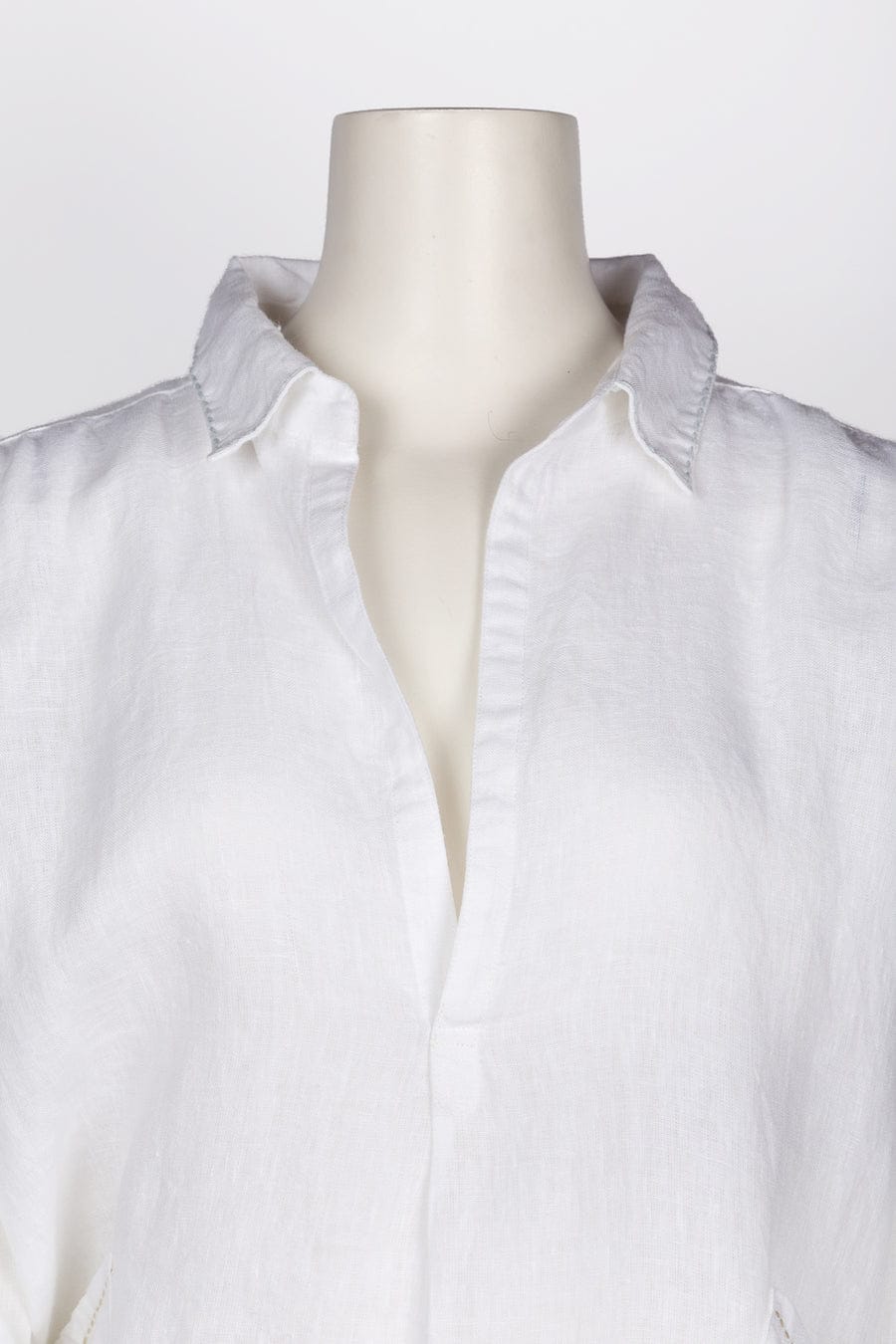 Jovie Linen Tunic with Embroidered Details