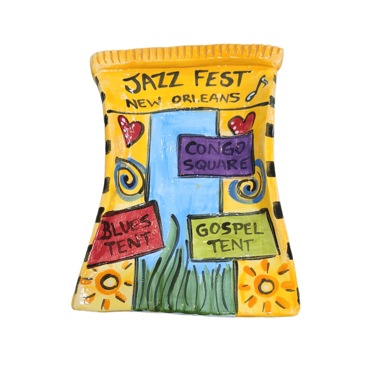 Katie Baldwin Originals Katie Baldwin Jazz Fest House Spoon Rest - Little Miss Muffin Children & Home