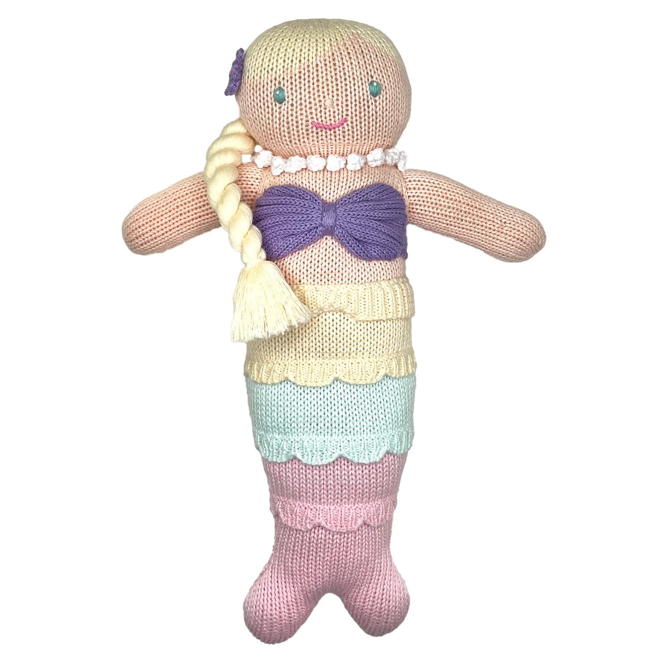 Petit Ami & Zubels Petit Ami & Zubels Mia the Pastel Mermaid Doll - Little Miss Muffin Children & Home