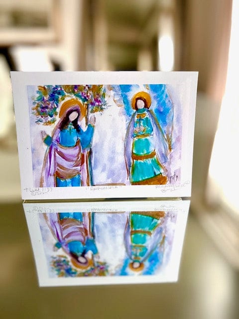 Prayers On the Side Prayers On the Side P13 Annunciation Print/Notecard - Little Miss Muffin Children & Home