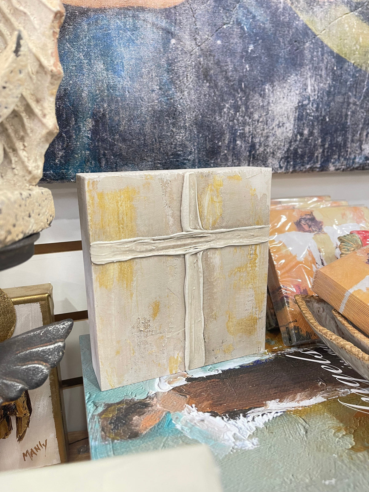 Art By Susan Art by Susan Cross Art Block 6x6 - Little Miss Muffin Children & Home