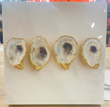 Bella Gifts to Geaux Bella Gifts to Geaux 12x12 Canvas Multiple Oysters - Little Miss Muffin Children & Home