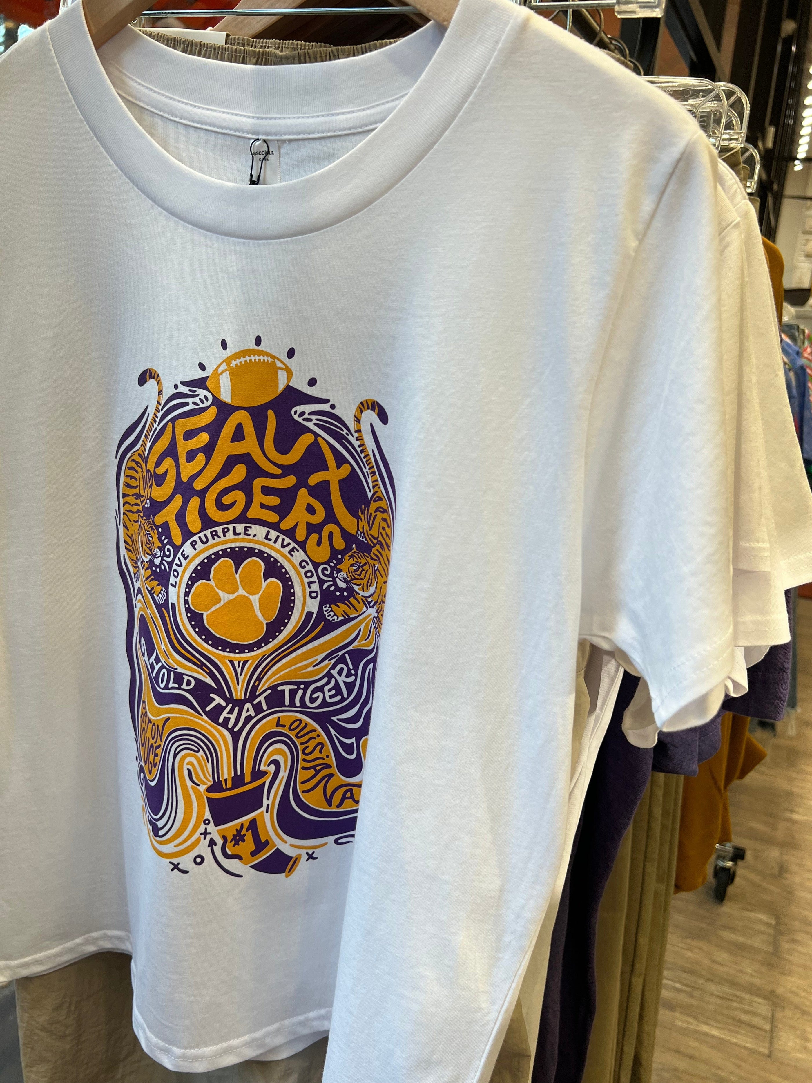 Whereable Art Whereable Art LSU Psychedelic Cube Tee - Little Miss Muffin Children & Home