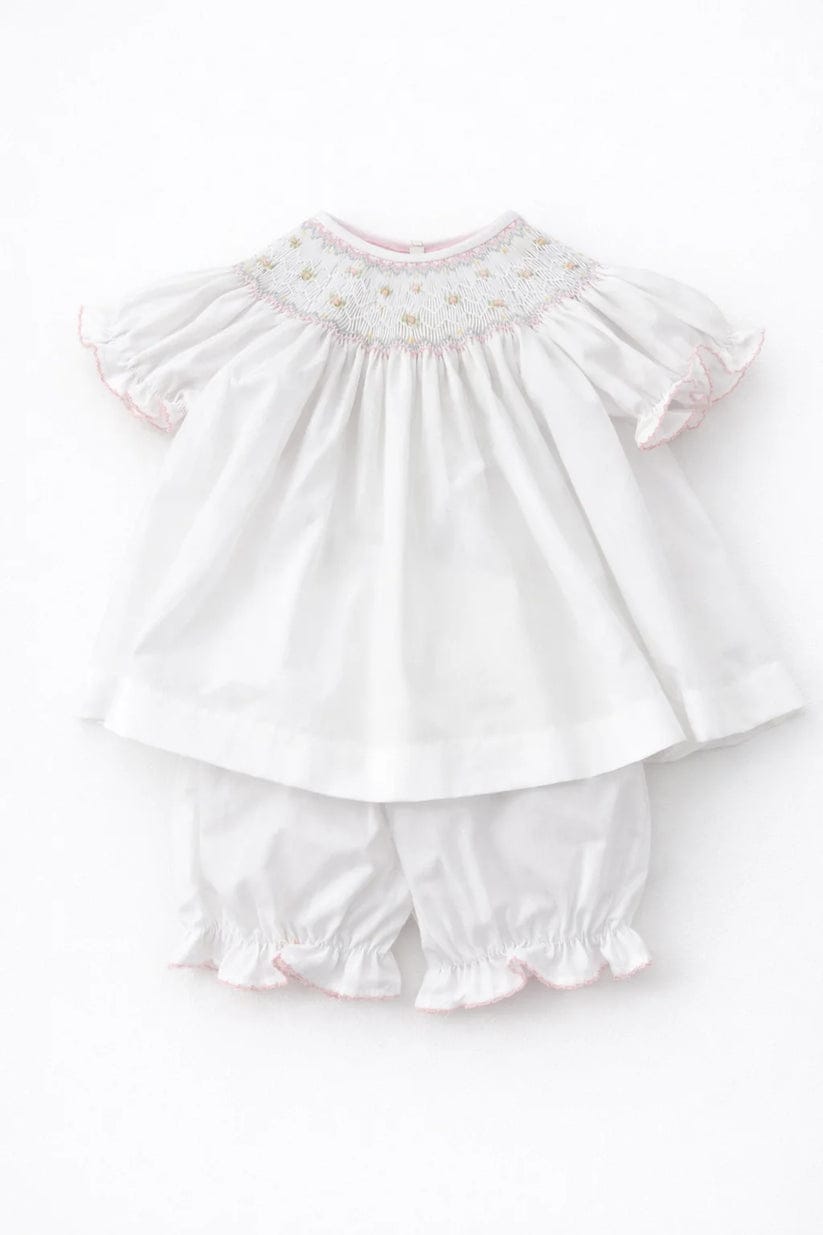 Lulu Bebe Classic Smocked Emma Bishop Bloomer Set - Little Miss Muffin Children & Home