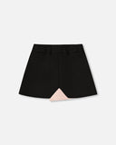 Deux Par Deux Deux Par Deux Skort With Contrast Front Panel in Rose Smoke - Little Miss Muffin Children & Home