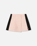 Deux Par Deux Deux Par Deux Skort With Contrast Front Panel in Rose Smoke - Little Miss Muffin Children & Home