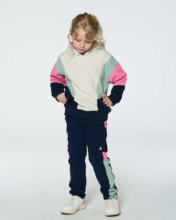 Deux Par Deux Deux Par Deux Jogging Pants With Cargo Pocket in Peacoat - Little Miss Muffin Children & Home