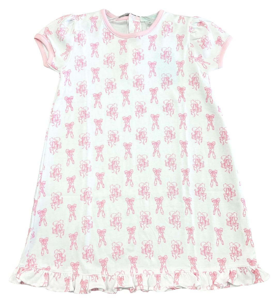 Lulu Bebe Lulu Bebe Pink Ballet Pima Gown - Little Miss Muffin Children & Home