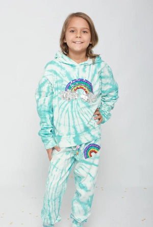 Joyous and Free Cloud Rainbow Hoodie & Jogger Set