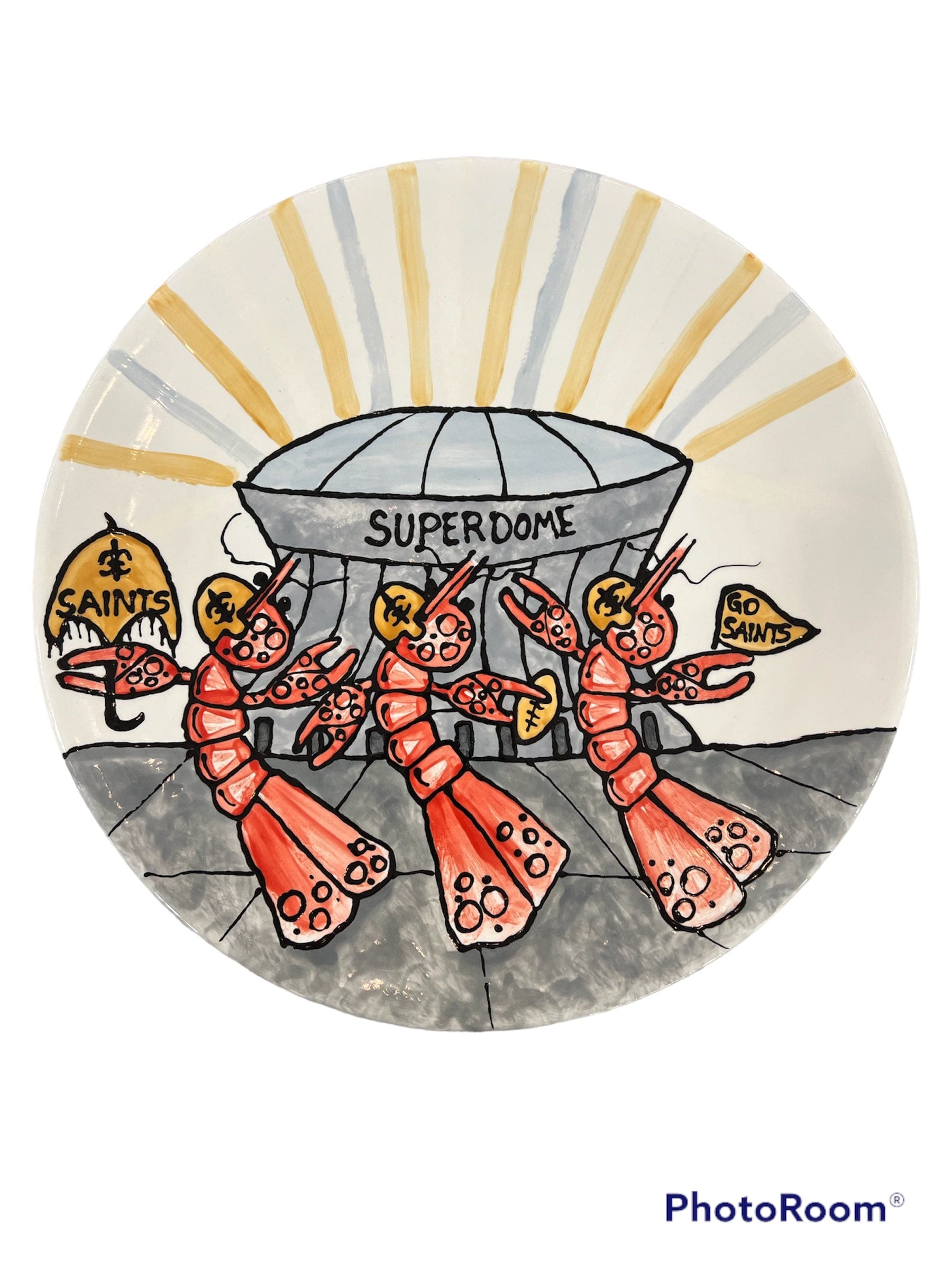 Jan Salzer Art Jan Salzer Round Saints Plate - Little Miss Muffin Children & Home