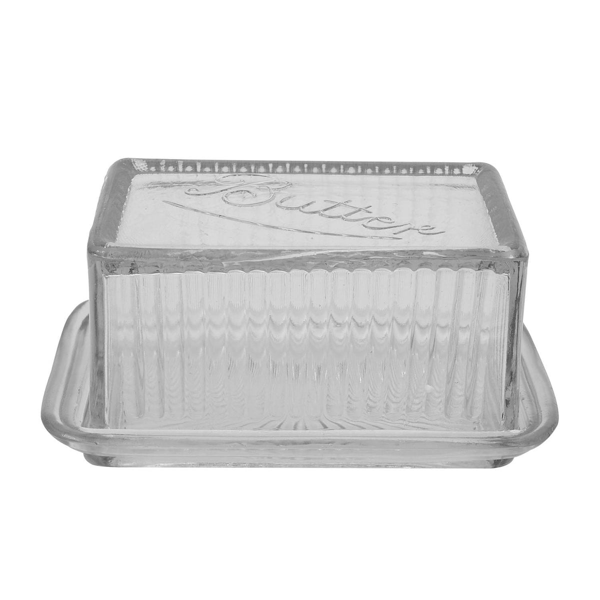 Creative Co-op Glass Butter Dish - Little Miss Muffin Children & Home