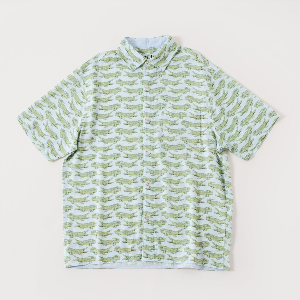 Nola Tawk Nola Tawk Gator Men's Short Sleeve Collared Shirt - Little Miss Muffin Children & Home