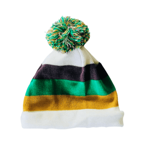 Lulu Bebe Mardi Gras Pom Pom Beanie