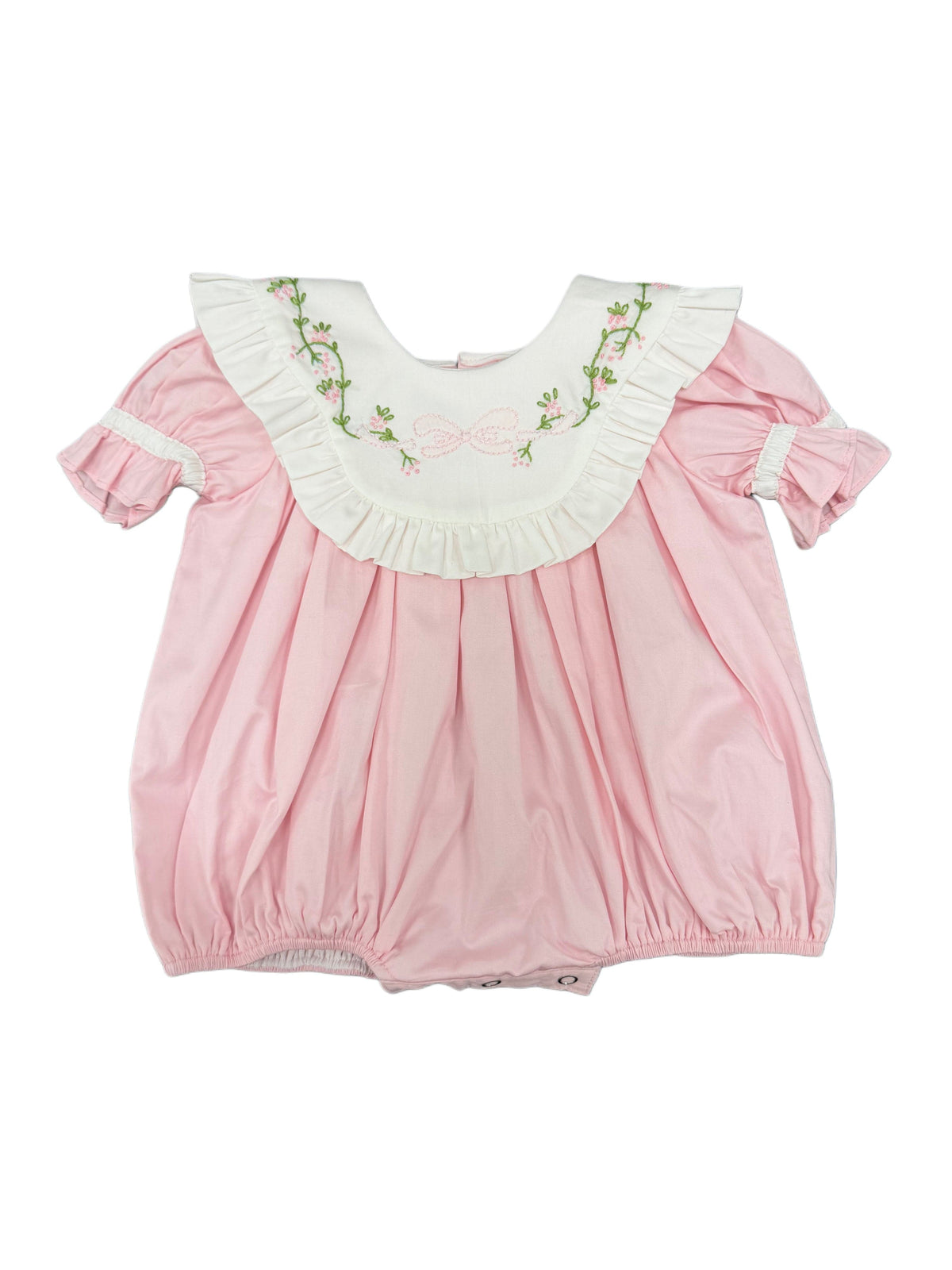 Bea Bib Collar Embroidered Bubble
