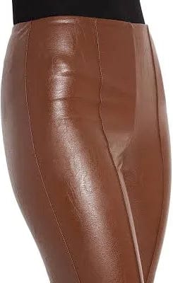 Lysse Lysse Elysse Vegan Leather Ankle Pants in Whiskey - Little Miss Muffin Children & Home