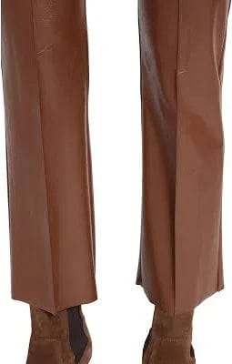 Lysse Lysse Elysse Vegan Leather Ankle Pants in Whiskey - Little Miss Muffin Children & Home