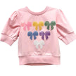 Lulu Bebe Lulu Bebe Lily Sequin Bows Puff Sleeve Top - Little Miss Muffin Children & Home