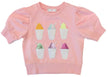 Lulu Bebe Lulu Bebe Lily Sequin Snowball Puff Sleeve Top - Little Miss Muffin Children & Home