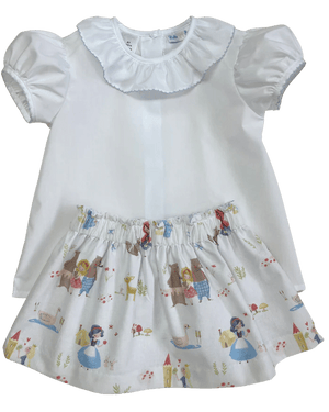 Lulu Bebe Little Red Riding Hood Olivia Skirt Set