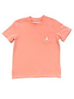 Lulu Bebe Lulu Bebe Ethan Crew Neck Shirt in Salmon - Little Miss Muffin Children & Home