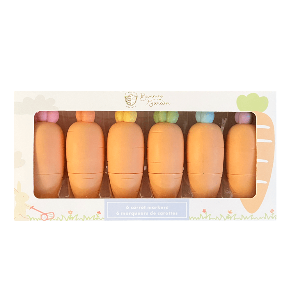 Jollity & Co + Daydream Society Bunnies in the Garden Carrot Marker Set - Little Miss Muffin Children & Home