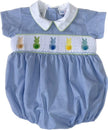 Lulu Bebe Lulu Bebe Bunny Tails Smocked Noah Bubble - Little Miss Muffin Children & Home