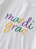 Nola Tawk Women's Mardi Gras Sweatshirt with Side Bow