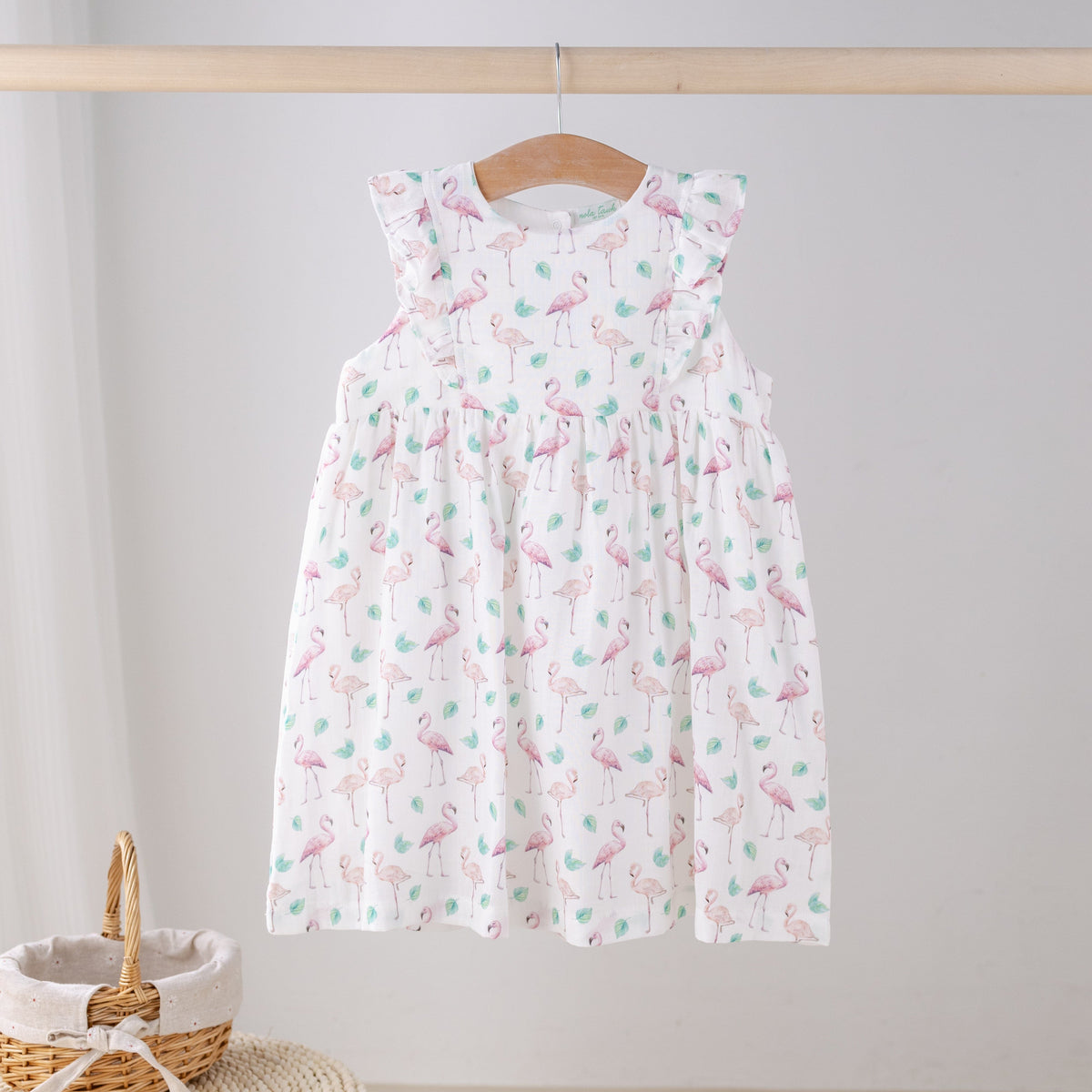 Pink Paradise Organic Muslin Dress