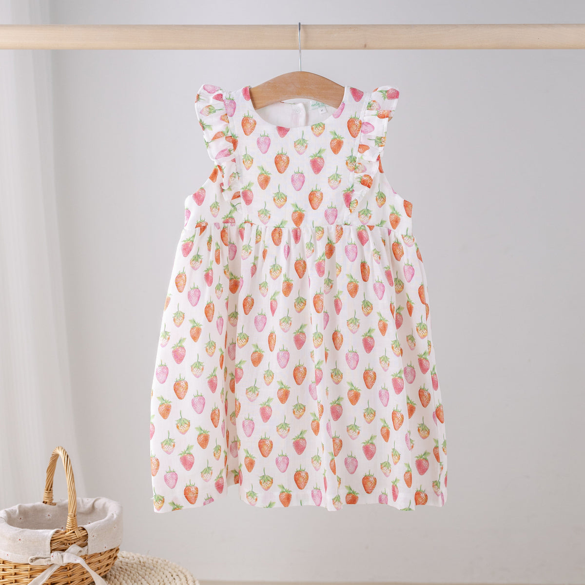 Berry Cute Organic Muslin Dress