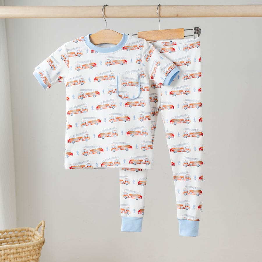 Nola Tawk Nola Tawk Heroes on Wheels Cotton Pajamas - Little Miss Muffin Children & Home
