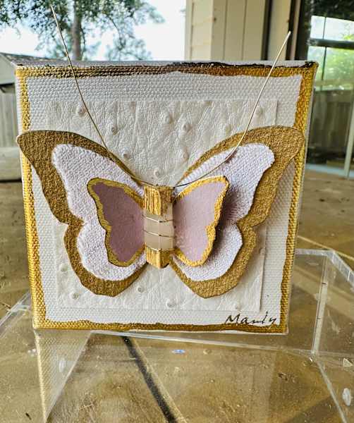 Dana Manly Art Watercolor Butterfly 4x4 - Little Miss Muffin Children & Home