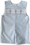 Lulu Bebe Lulu Bebe Pete Shortall with Smocked Crosses - Little Miss Muffin Children & Home