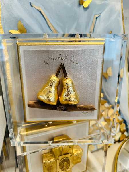 Dana Manly Art Perfect Pair Shadow Box 6x6 - Little Miss Muffin Children & Home