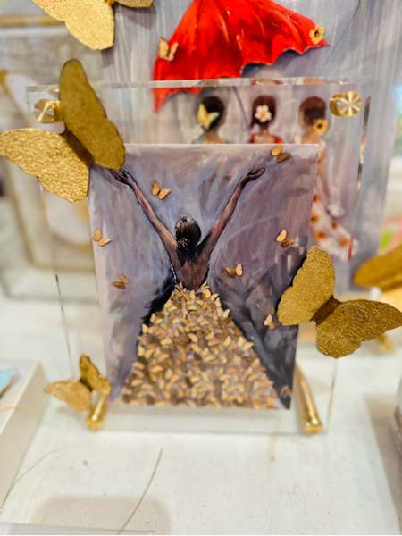 Dana Manly Art Butterfly Frame - Little Miss Muffin Children & Home