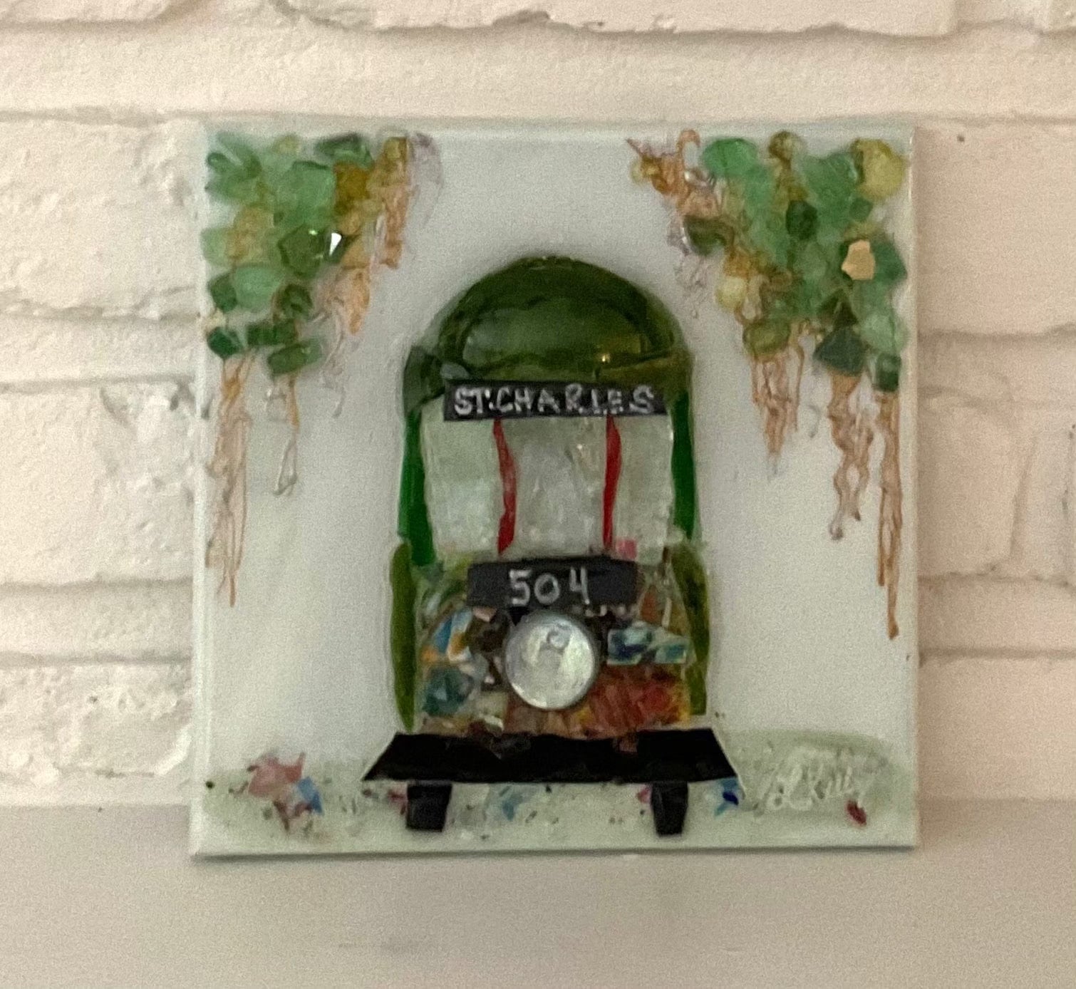 Laurie Kelly Art Studio Streetcar Art 8x8 - Little Miss Muffin Children & Home