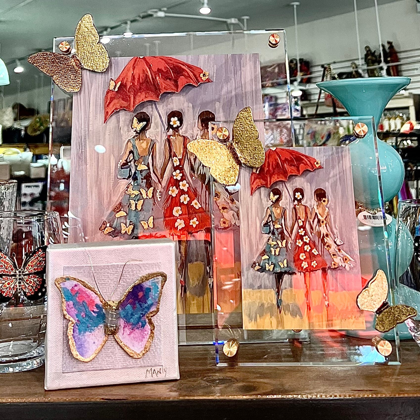 Dana Manly Art Dana Manly Art Butterfly Frame - Little Miss Muffin Children & Home