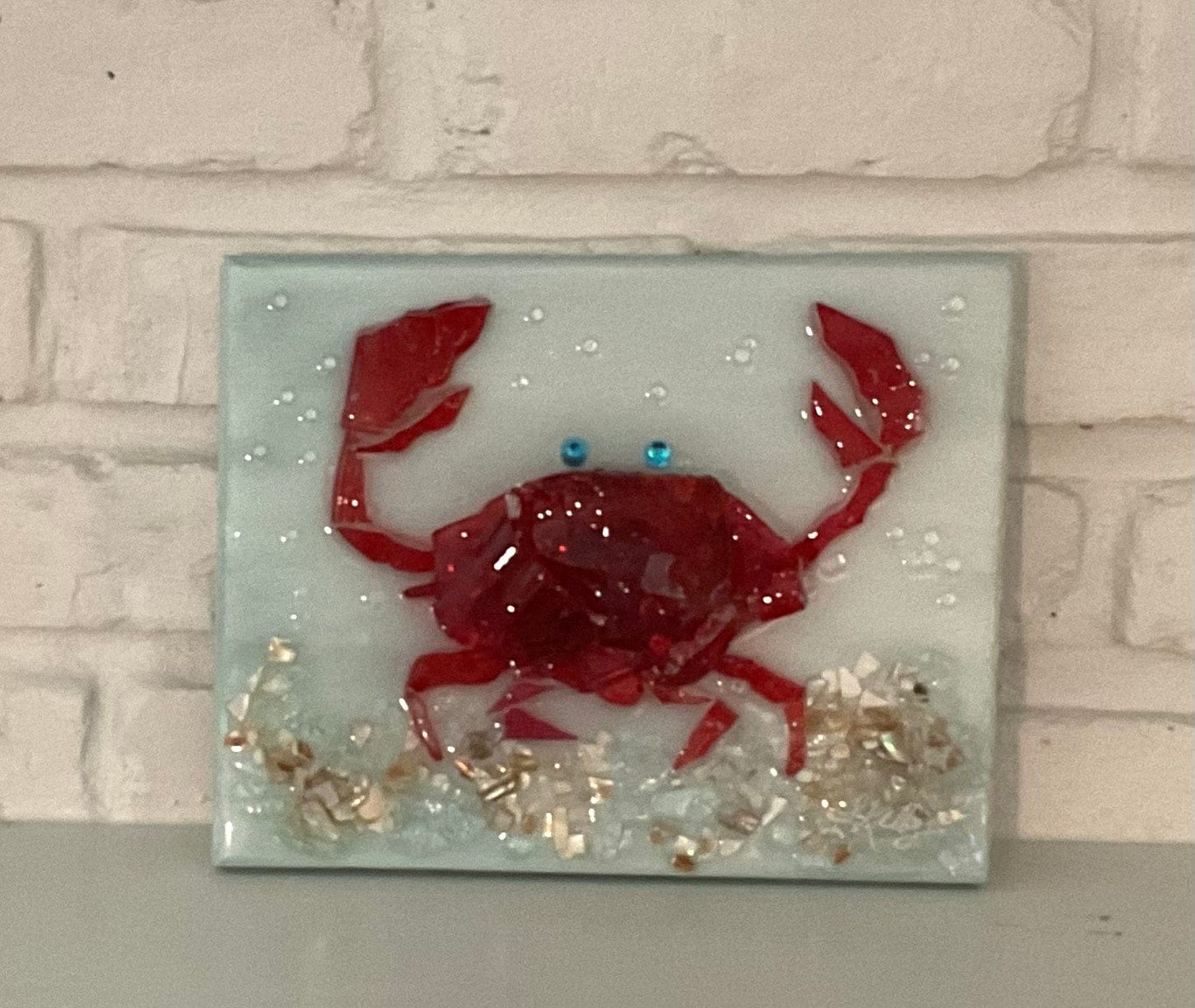Laurie Kelly Art Studio Red Crab 8x10 - Little Miss Muffin Children & Home