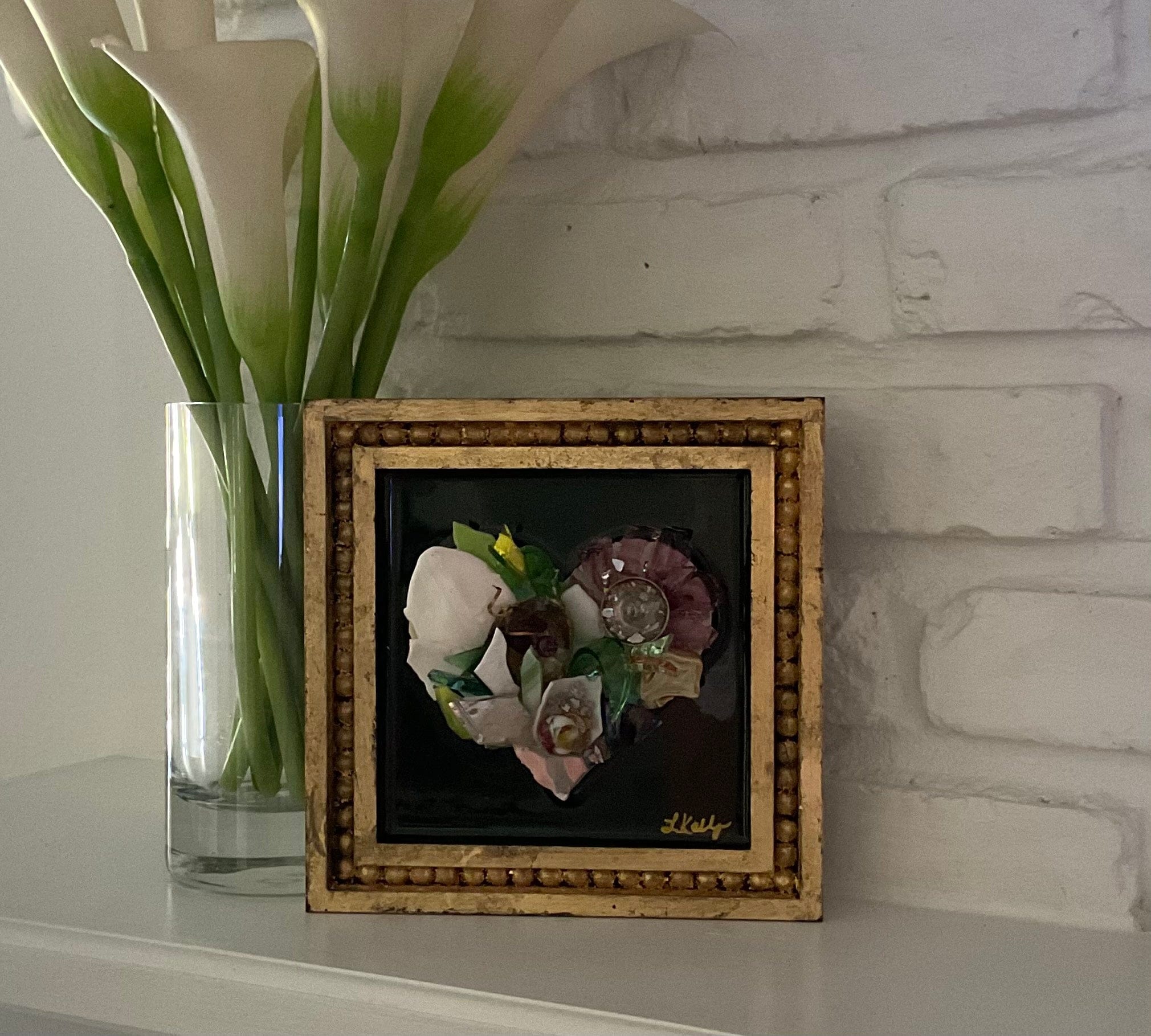 Laurie Kelly Art Studio Heart Art 8x8 - Little Miss Muffin Children & Home