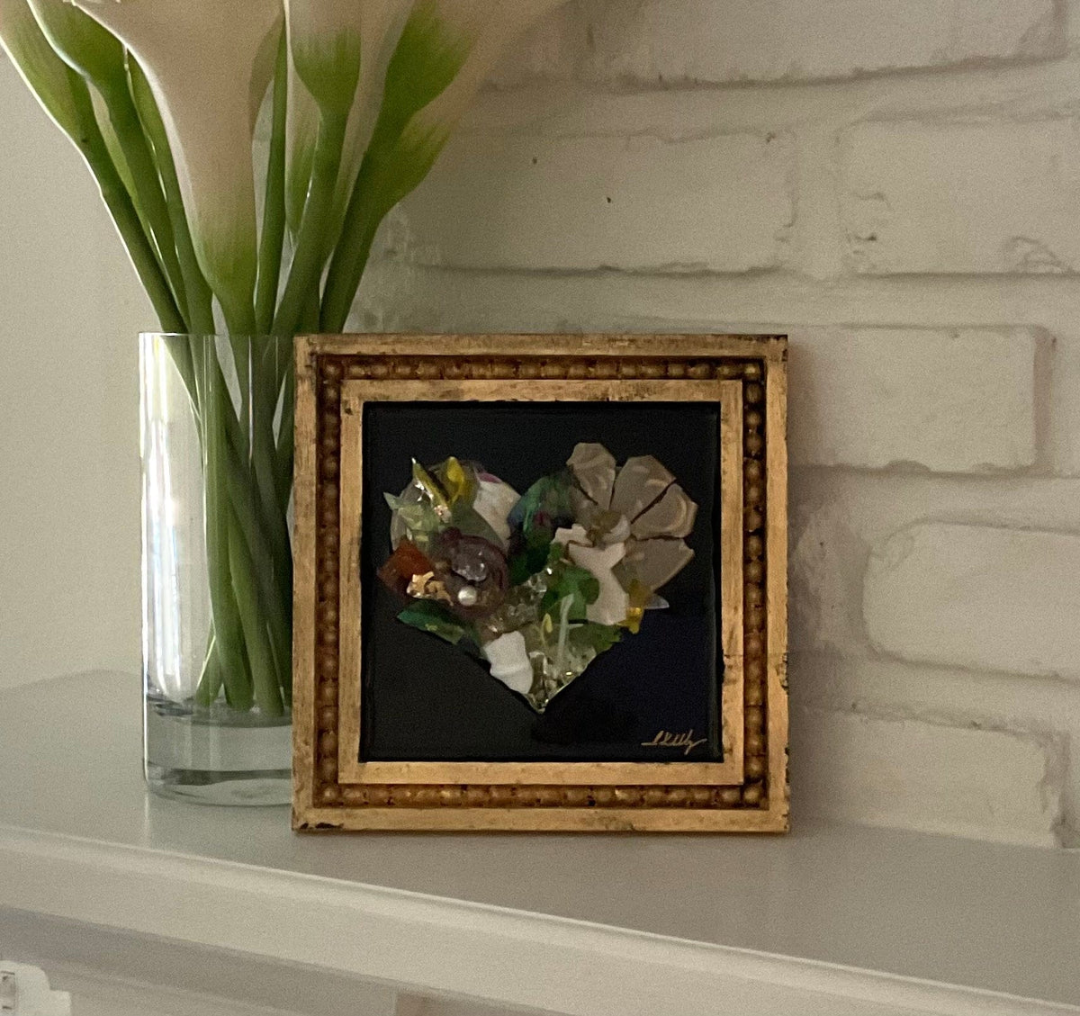 Laurie Kelly Art Studio Heart Art 8x8 - Little Miss Muffin Children & Home