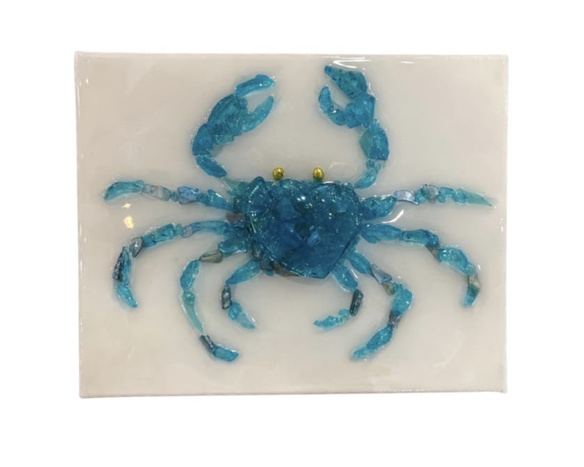 Blue Crab Art 8x10