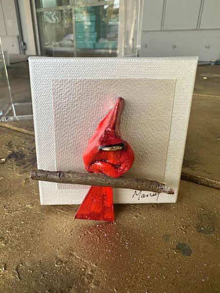 Red Bird Assorted Paintings